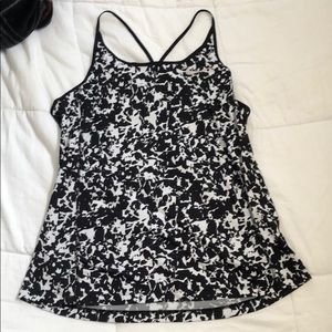 Black and White Nike Tank Top